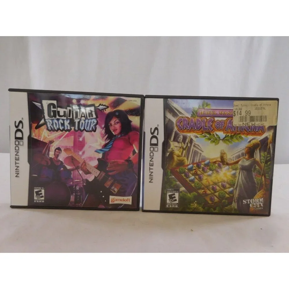 Nintendo DS Jewel Masters Cradle of Athena Complete with Manual Guitar Rock Tour